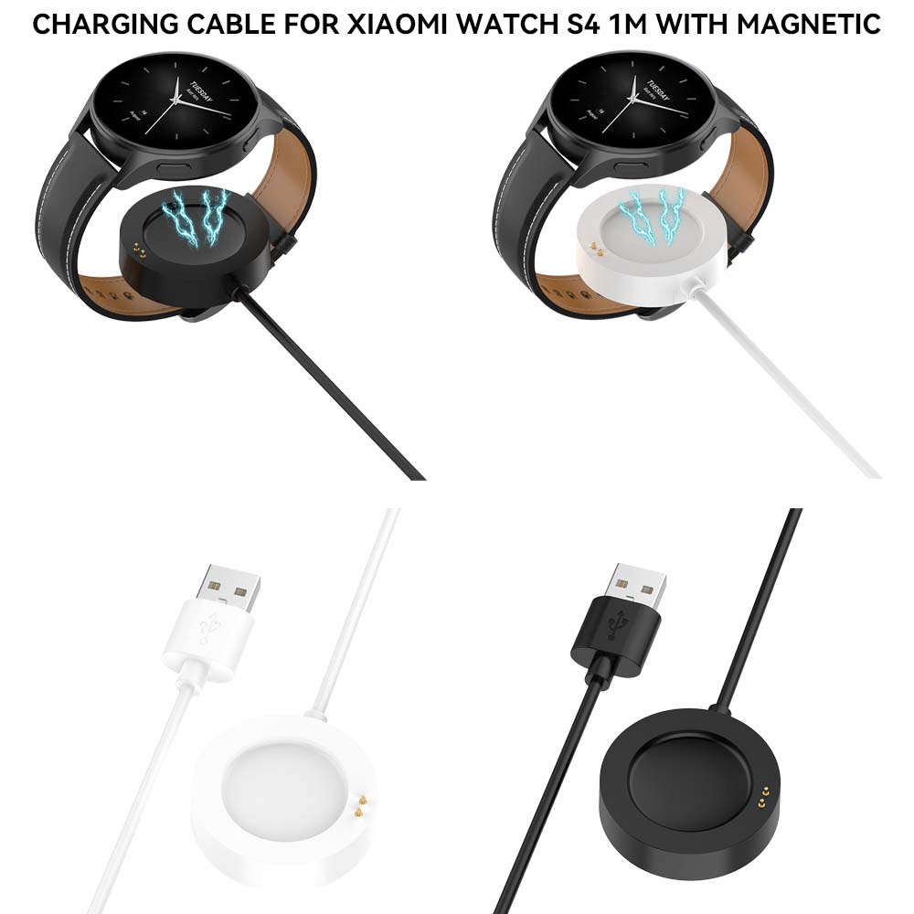 Xiaomi Smartwatch S4 Accessories - White Charger Cable For Xiaomi Watch
