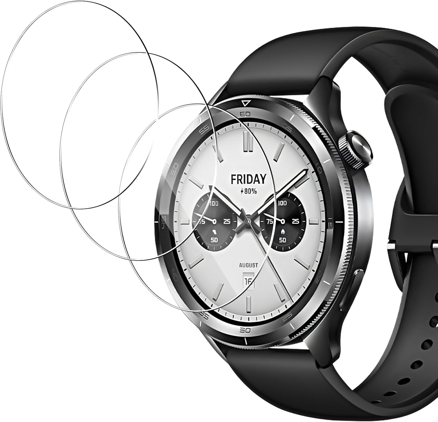 3PCS Tempered Glass Smartwatch - Xiaomi Smartwatch S4 Accessories recensie en prijs