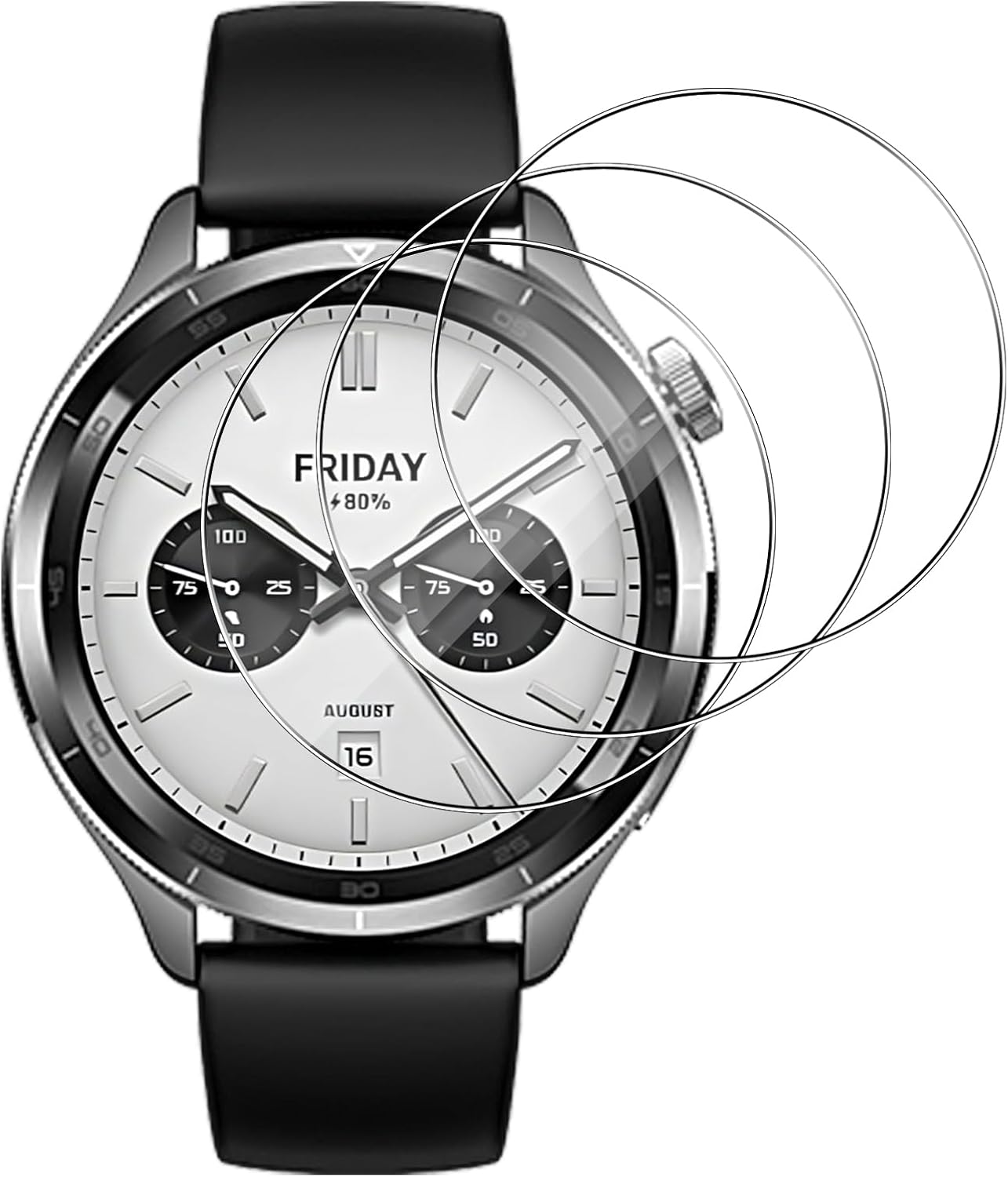 3PCS Tempered Glass Smartwatch - Xiaomi Smartwatch S4 Accessories recensie en prijs