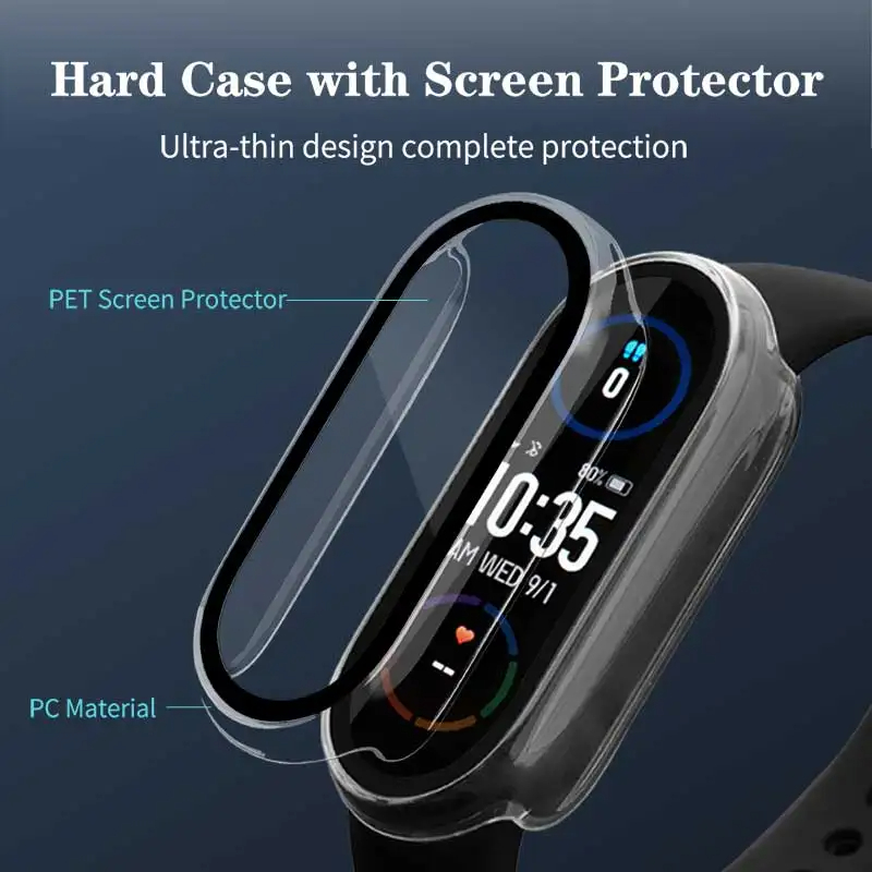 Tempered Glass+PC Case For Xia - Smartwatch Icon recensie en prijs
