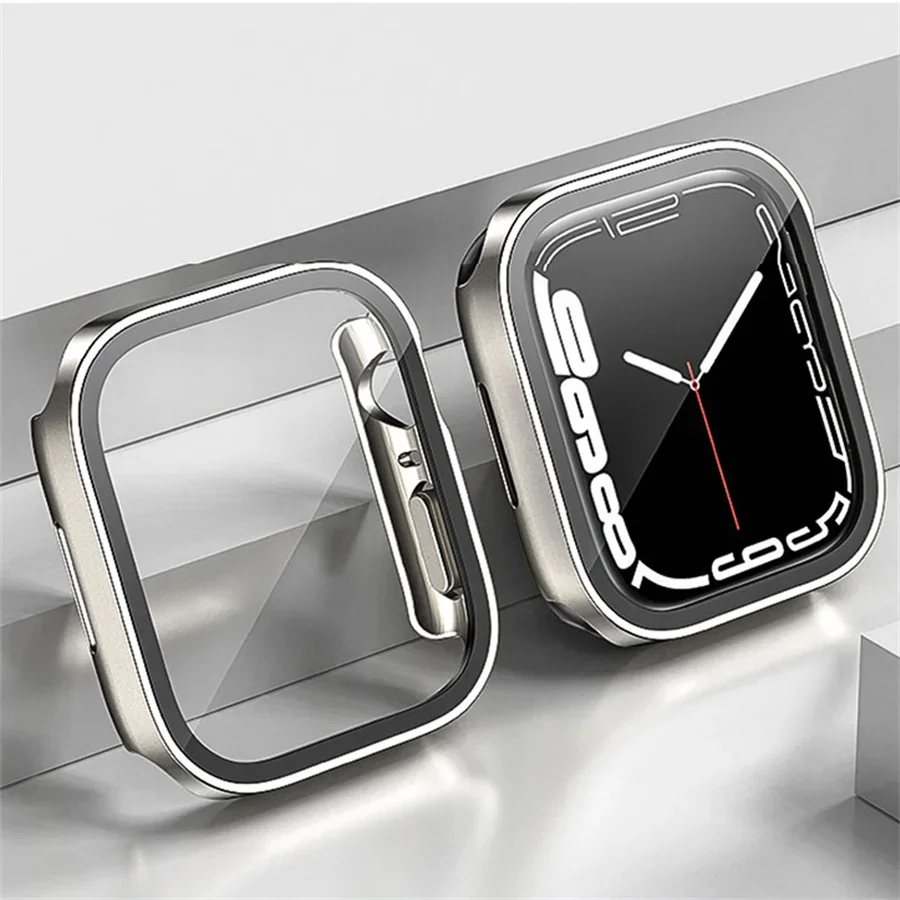 Glass+cover For Apple Watch ca - Smartwatch Icon recensie en prijs