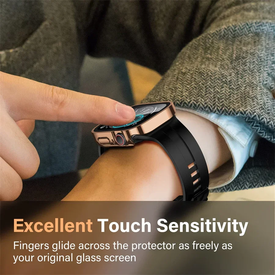 Glass+cover For Apple Watch ca - Smartwatch Icon recensie en prijs
