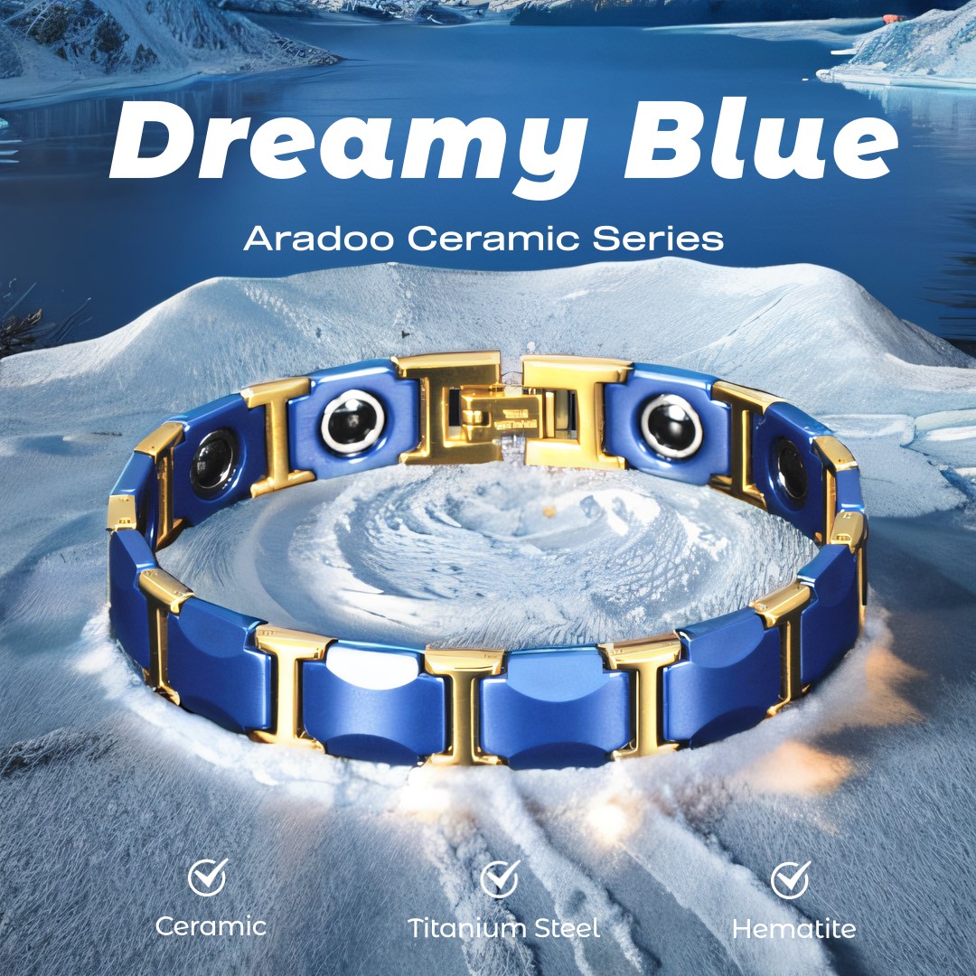 Dreamy Blue Ceramic Bracelet T - Ceramic Link Bracelet recensie en prijs
