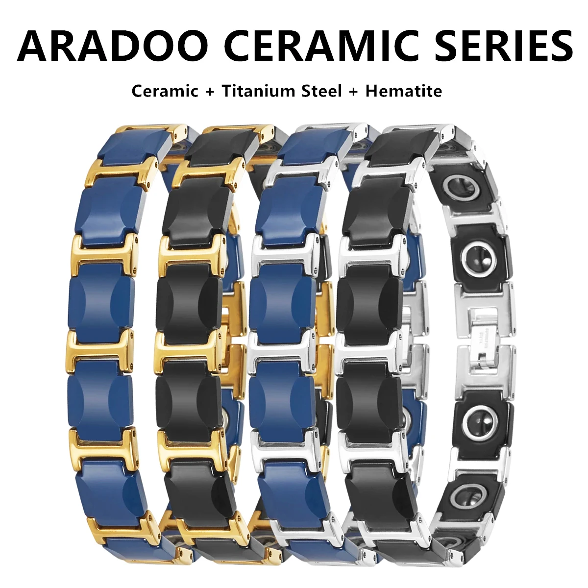 Dreamy Blue Ceramic Bracelet T - Ceramic Link Bracelet recensie en prijs