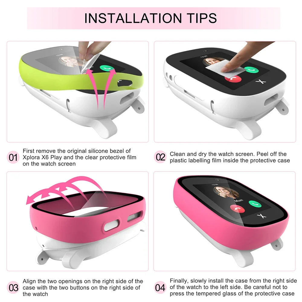 Case for Xploar X6 Play Kids S - Smartwatch Icon recensie en prijs