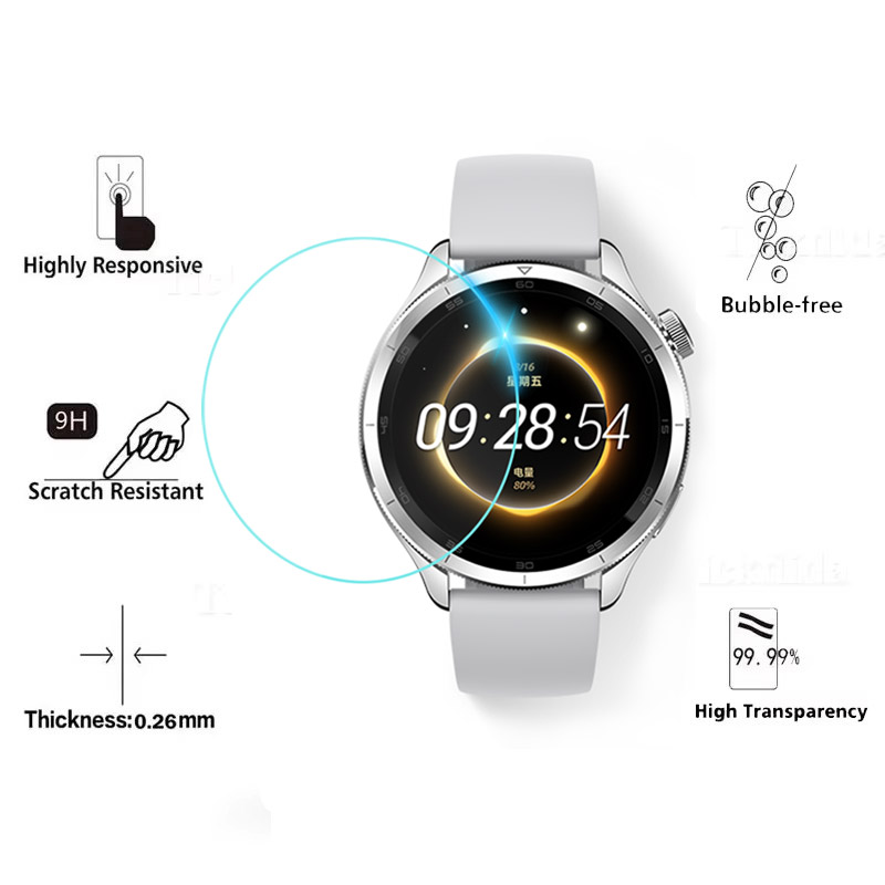 Tempered Glass for Xiaomi Mi W - Xiaomi Smartwatch S4 Accessories recensie en prijs