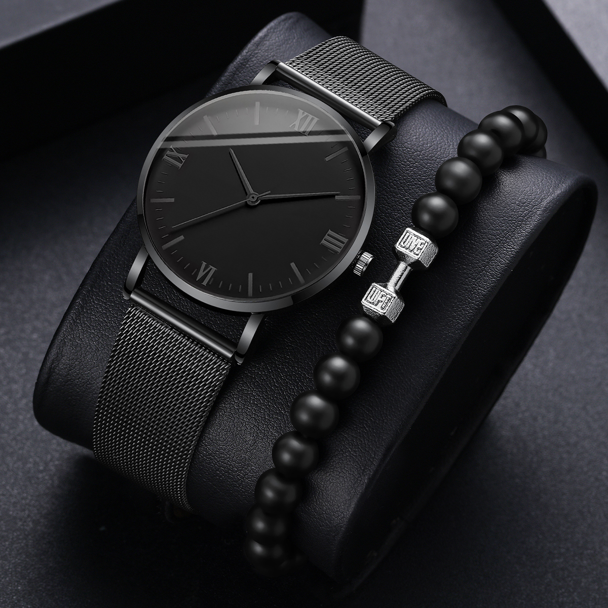 2PCS Men's Watch Fashion Roma  - Stainless Mesh Band recensie en prijs