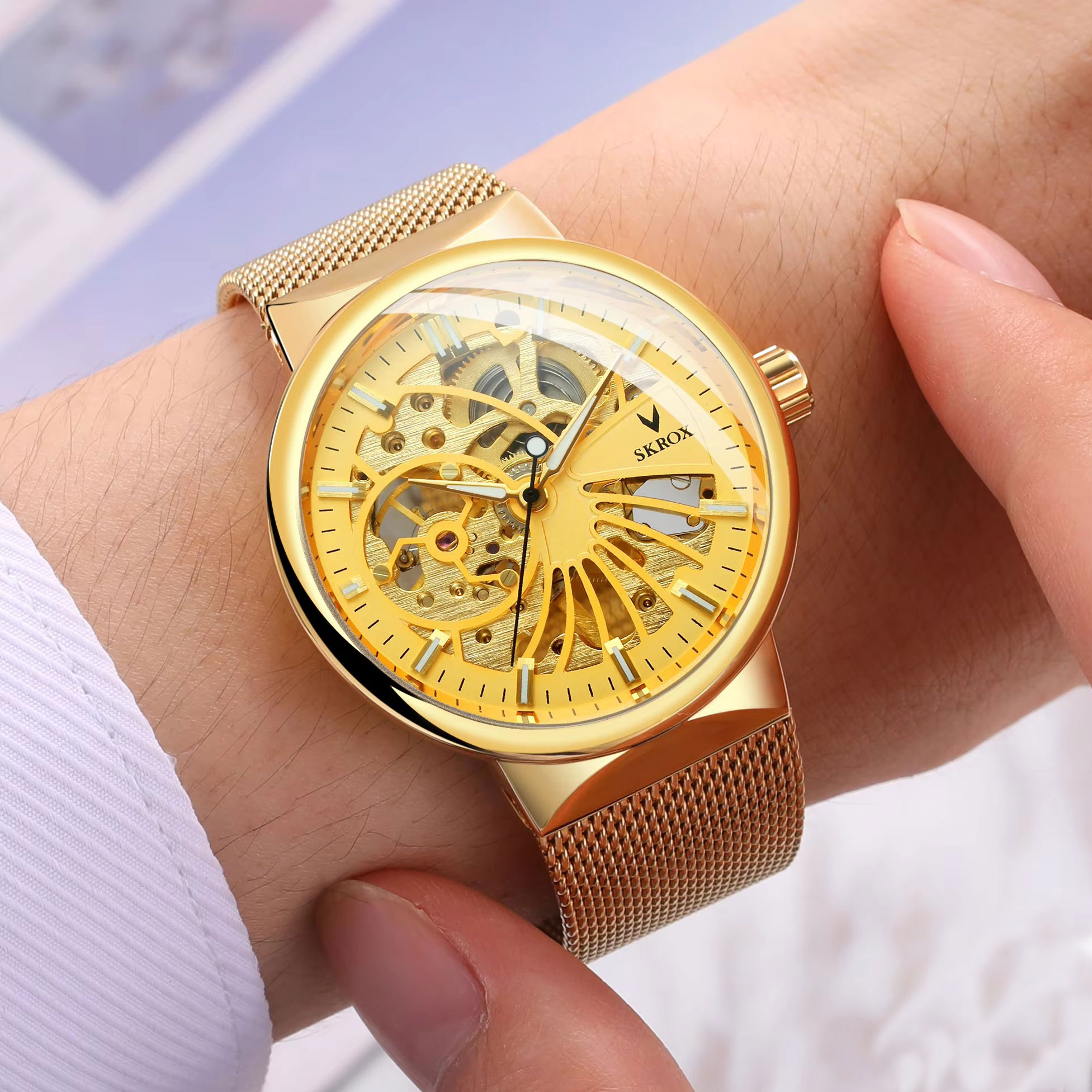 SKROX Luxury Brands Fashion Ma - Stainless Mesh Band recensie en prijs