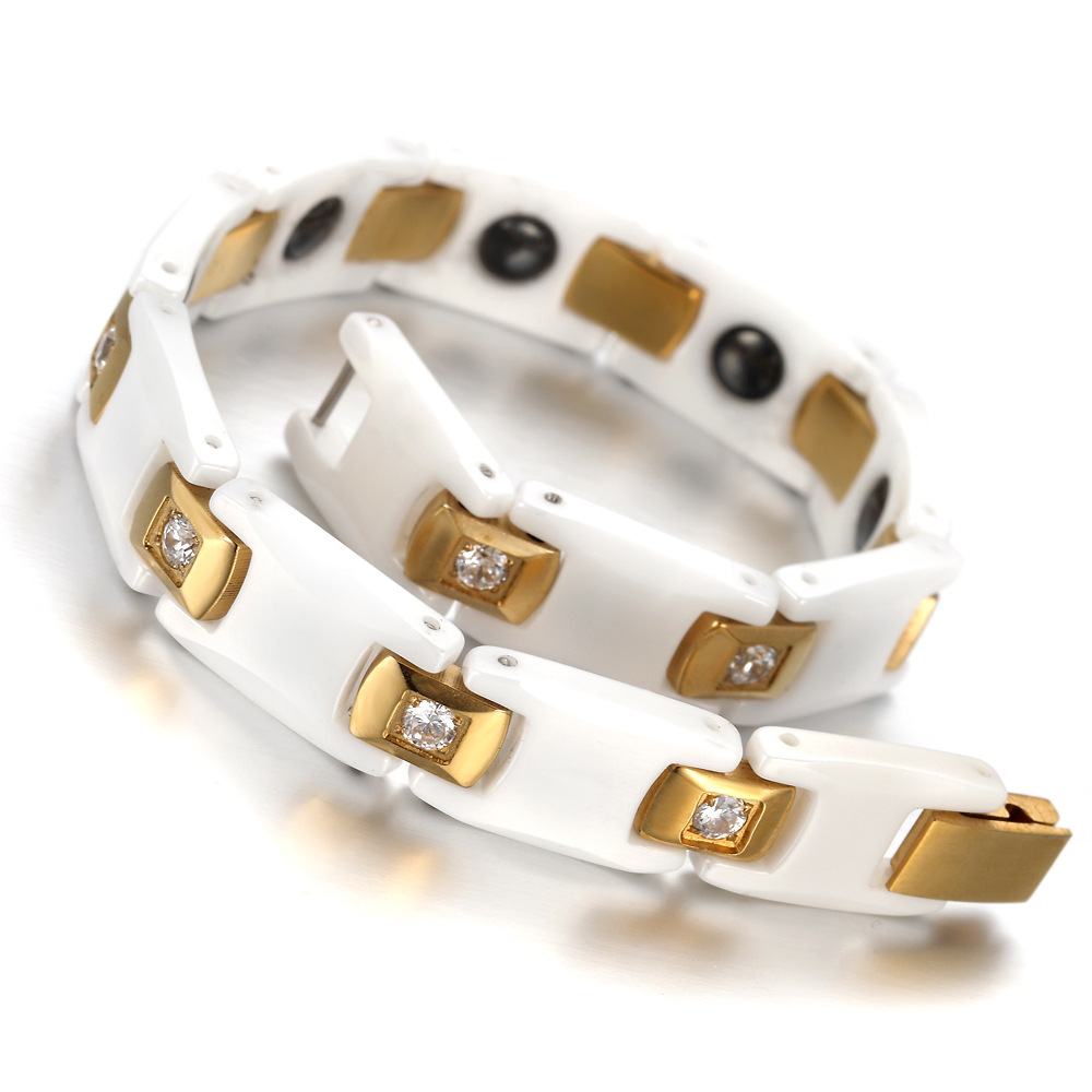 Vinterly Bracelets for Women C - Ceramic Link Bracelet recensie en prijs