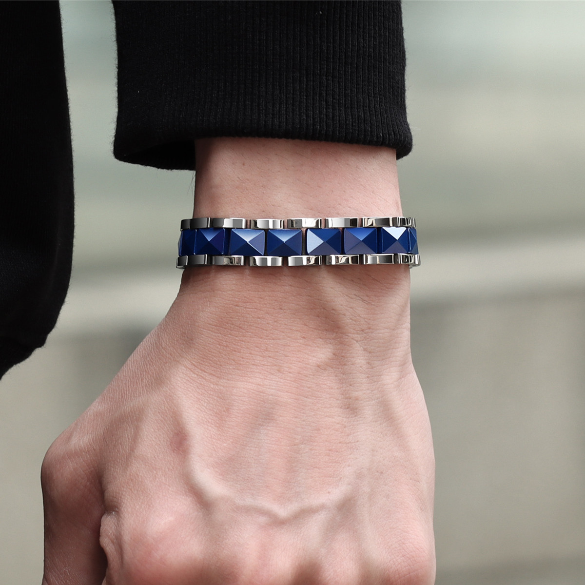 ARADOO Premium Ceramic Titaniu - Ceramic Link Bracelet recensie en prijs