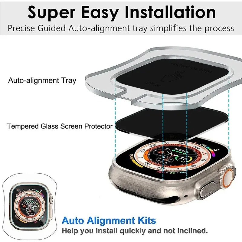 Tempered Glass for Apple Watch - Watch Face Protector recensie en prijs