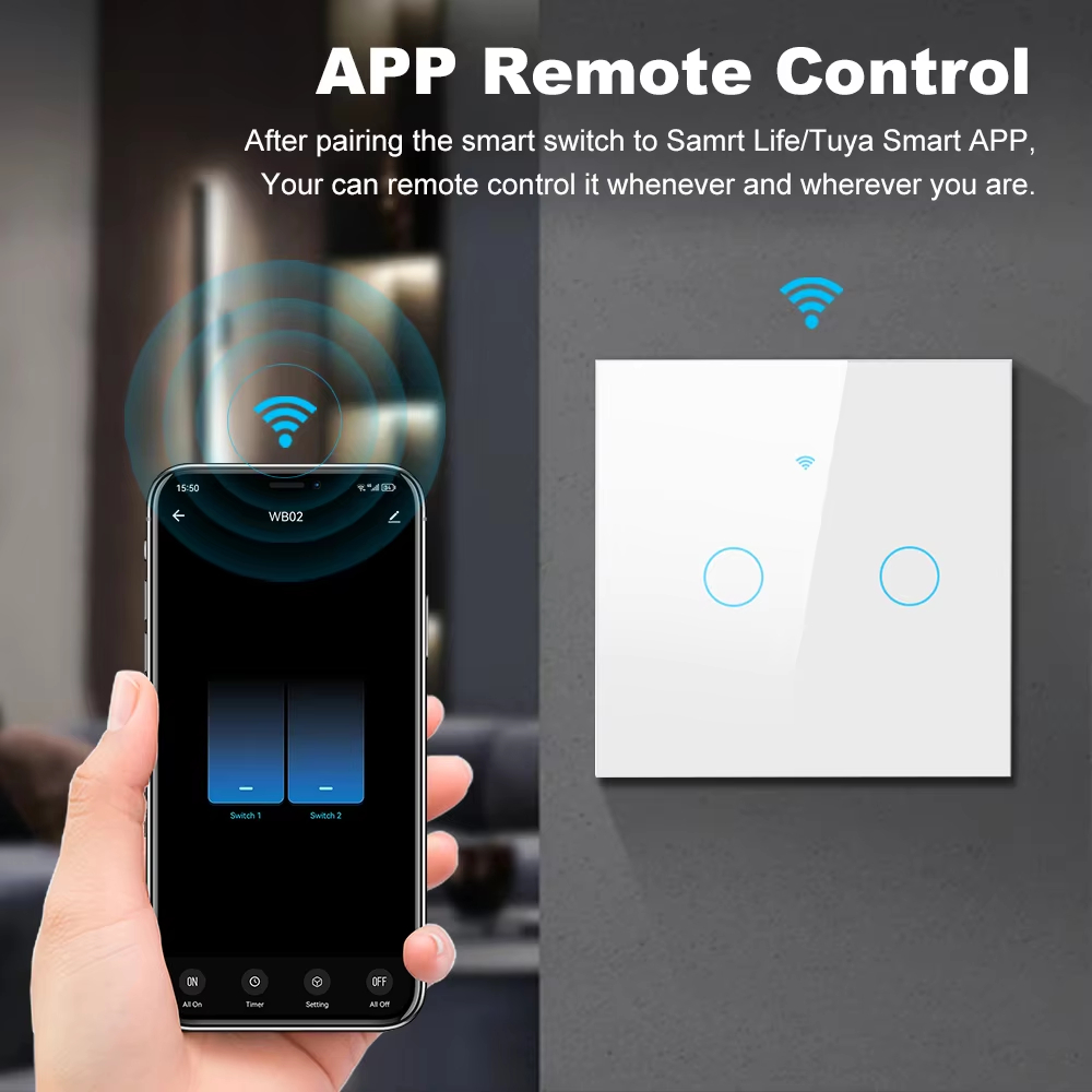 WiFi RF 433mhz Touch Wall Ligh - Smart Accessories recensie en prijs