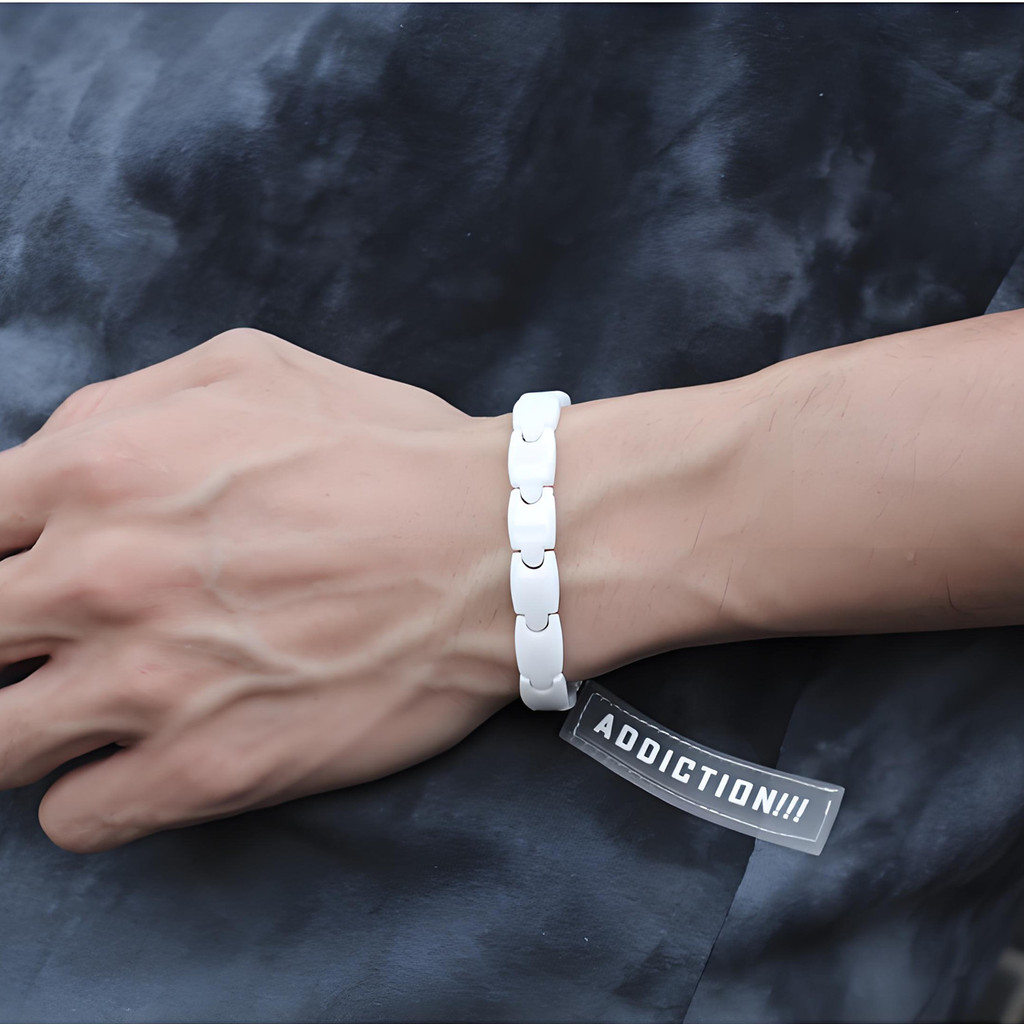 Aradoo Premium Ceramic Hematit - Ceramic Link Bracelet recensie en prijs