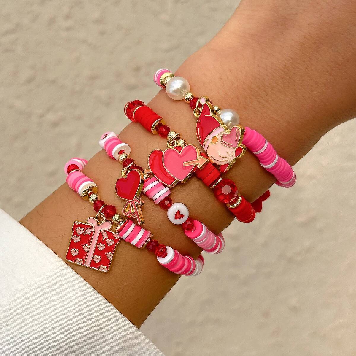 Salircon 4Pcs/Set Bohemia Soft - Ceramic Link Bracelet recensie en prijs