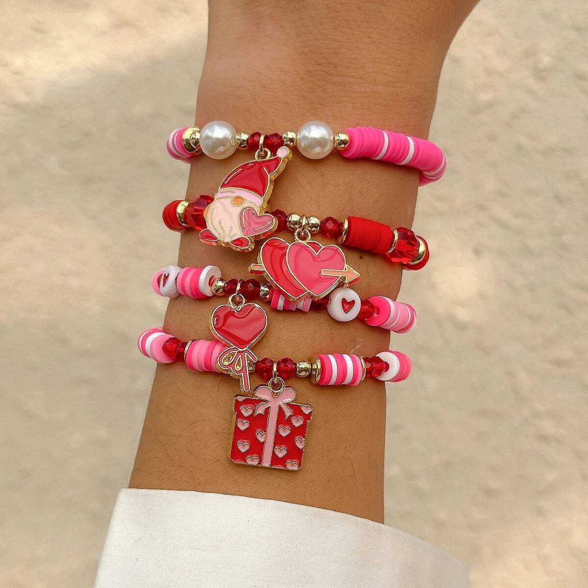 Salircon 4Pcs/Set Bohemia Soft - Ceramic Link Bracelet recensie en prijs