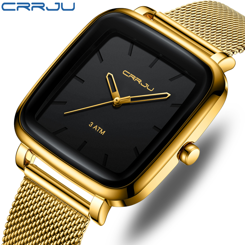 CRRJU Mens Watches Top Brand L - Stainless Mesh Band recensie en prijs