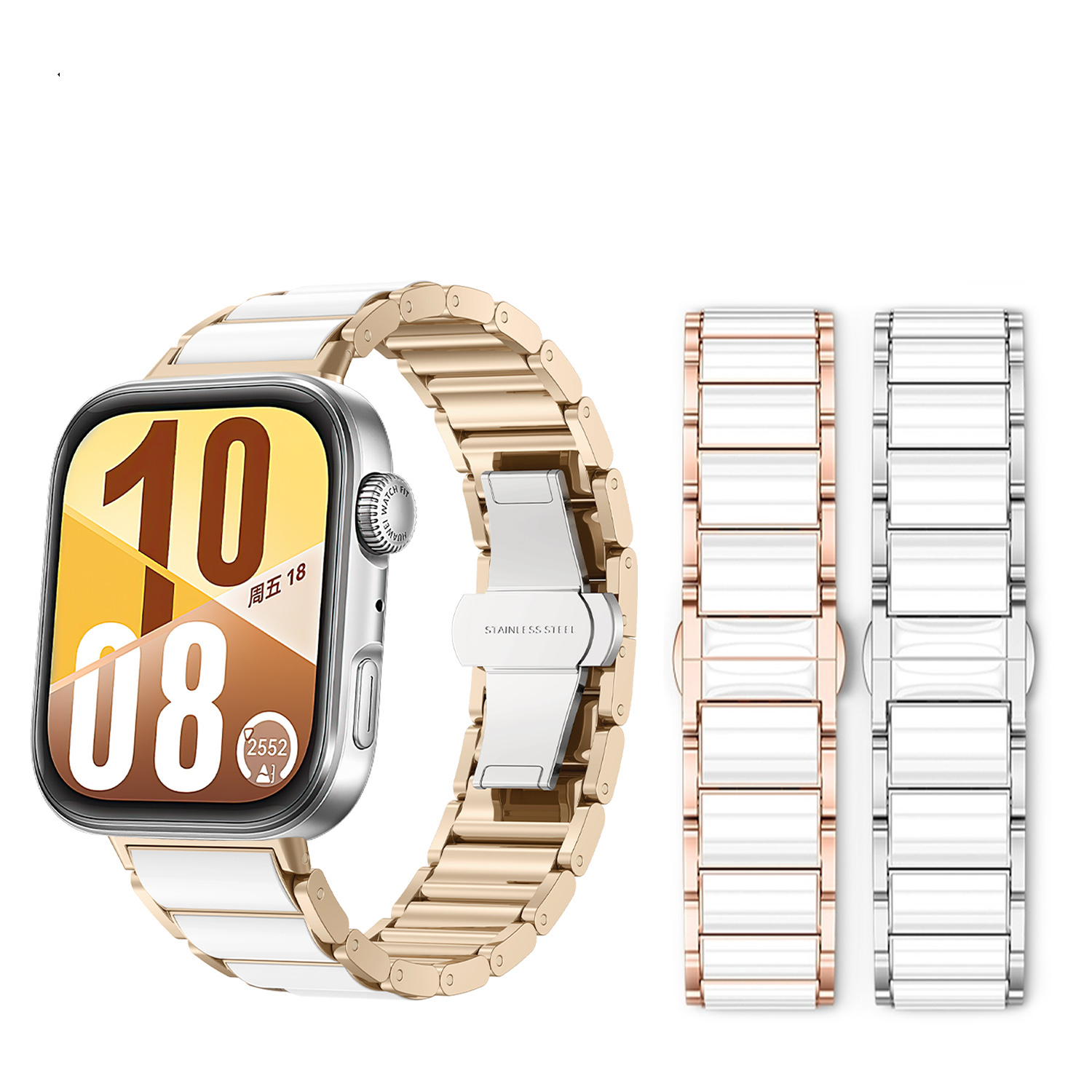 Ceramic-like Metal Strap For H - Ceramic Link Bracelet recensie en prijs