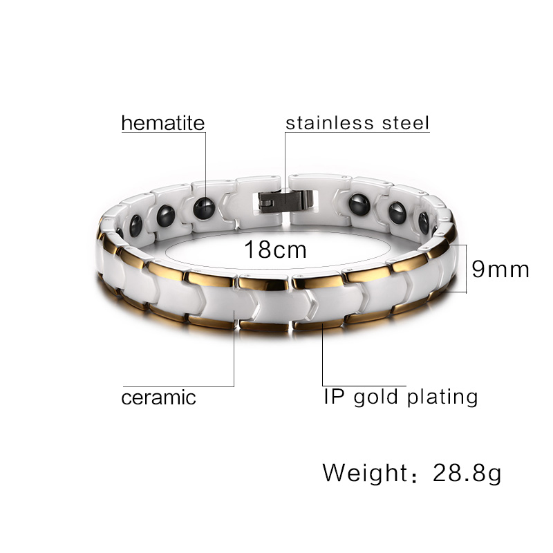 Vinterly Bracelets for Women A - Ceramic Link Bracelet recensie en prijs