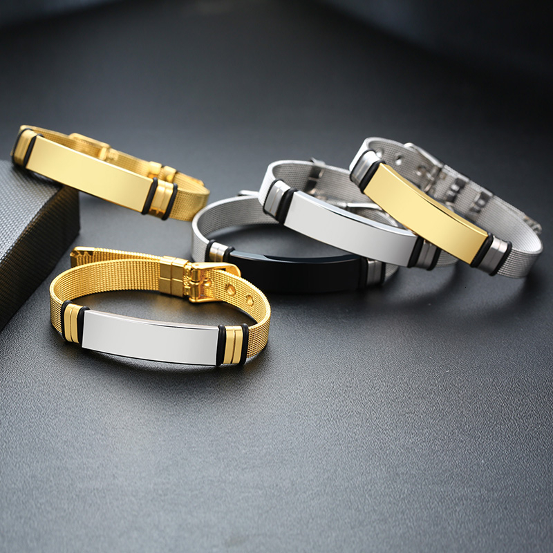 Vnox Mens Stainless Steel Cust - Stainless Mesh Band recensie en prijs