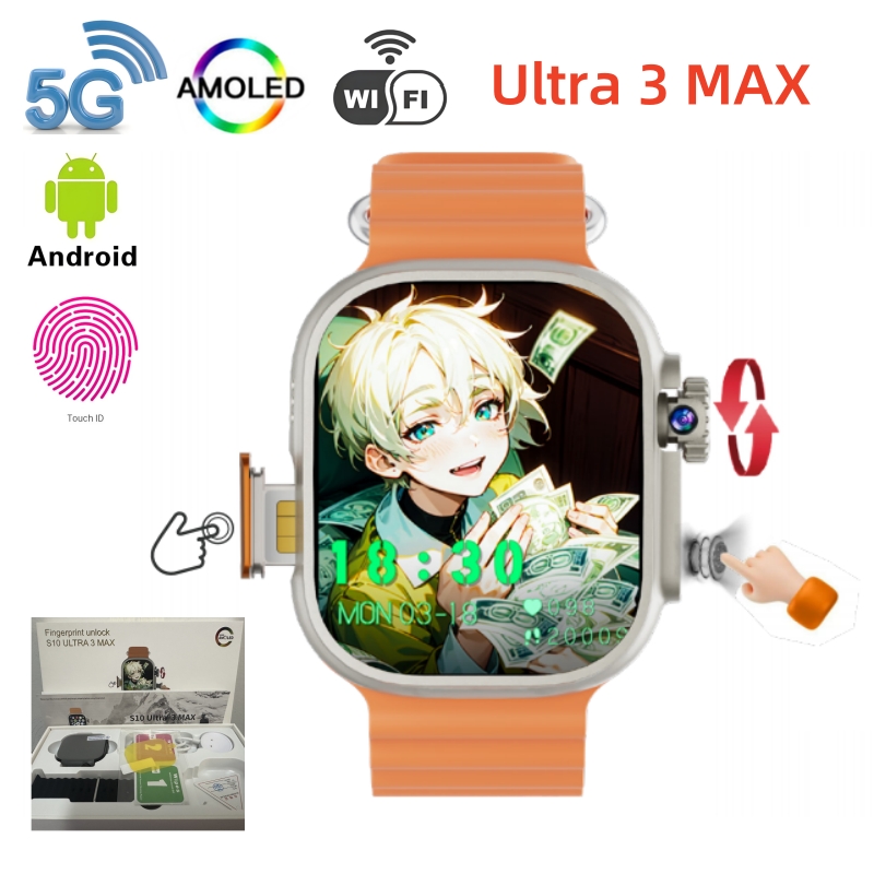 S10 ultra 3 max SmartWatch 4G/ - Smartwatch Store recensie en prijs