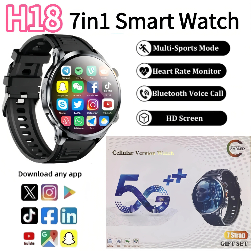 H18 New Android Smartwatch 4G  - Smartwatch Store recensie en prijs