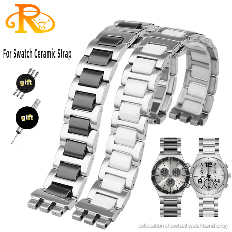 For Swatch Ceramic+ Stainless  - Ceramic Link Bracelet recensie en prijs