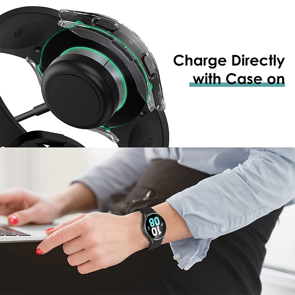 Tempered Glass+ PC Cover for S - Accessories For Galaxy Watch 5 recensie en prijs