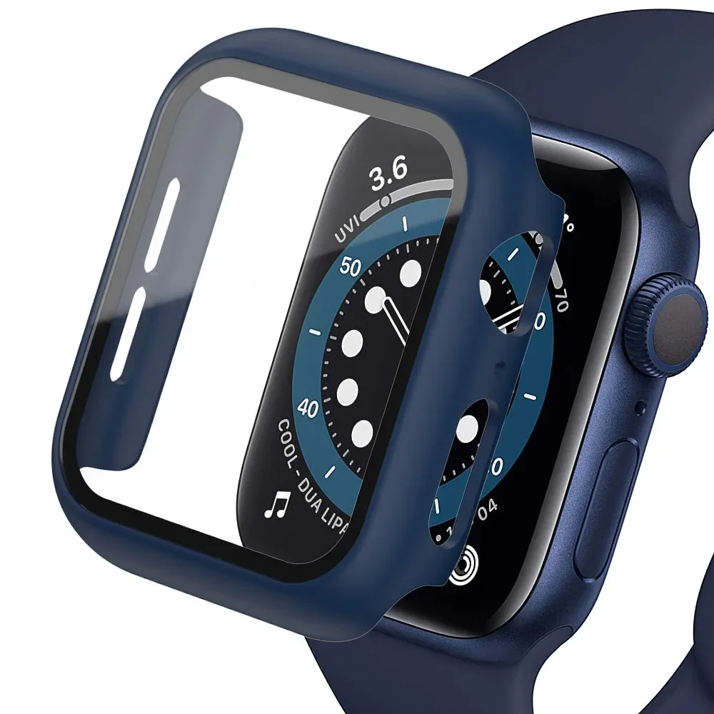 Tempered Glass+cover For Apple - Smartwatch Icon recensie en prijs