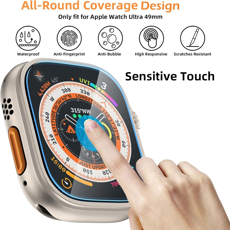 Tempered Glass For Apple Watch - Watch Face Protector recensie en prijs