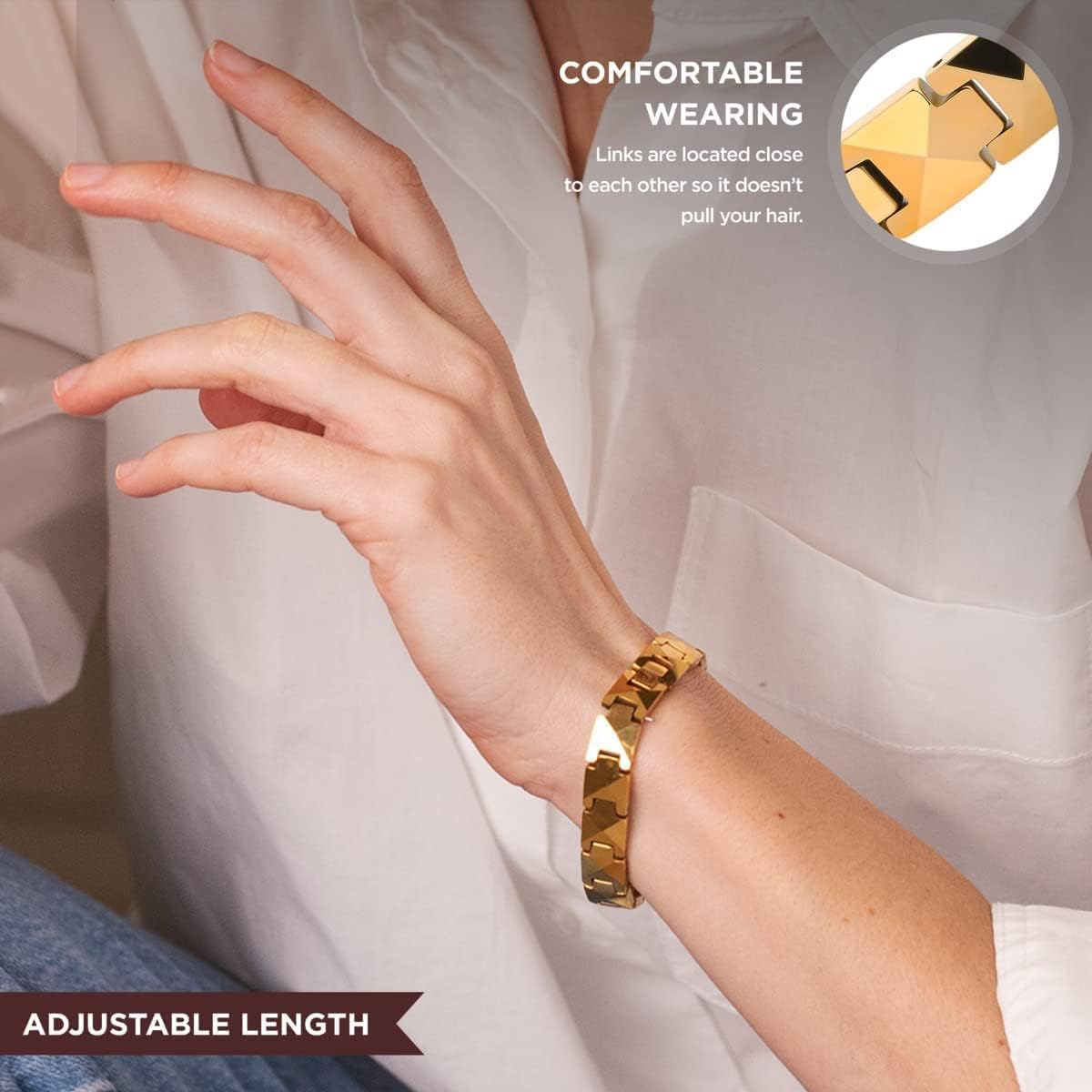 ARADOO Premium Ceramic Bracele - Ceramic Link Bracelet recensie en prijs