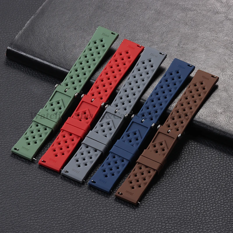 Tropic Silicone Watch Strap 18 - Fossil Smartwatch Accessories recensie en prijs