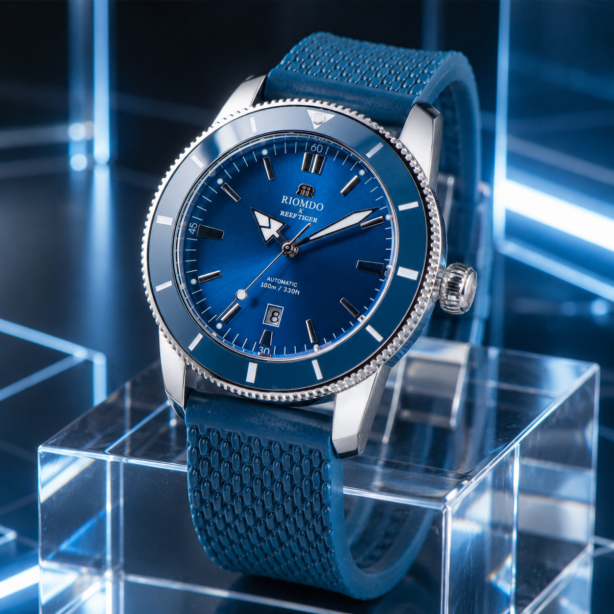 RIOMDO&RF Luxury Brand Men's A - Stainless Mesh Band recensie en prijs