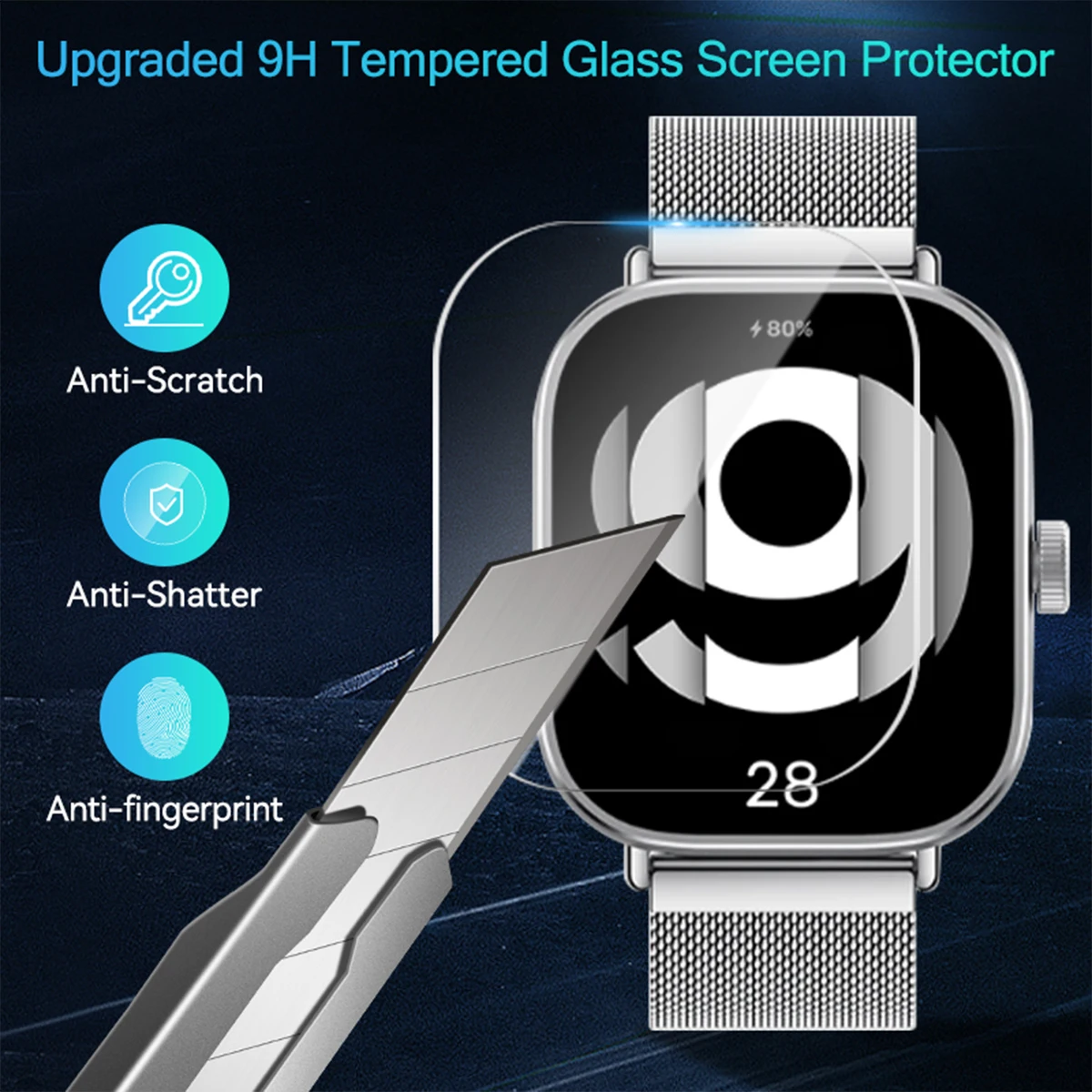 Tempered Glass for Xiaomi Redm - Smartwatch Icon recensie en prijs