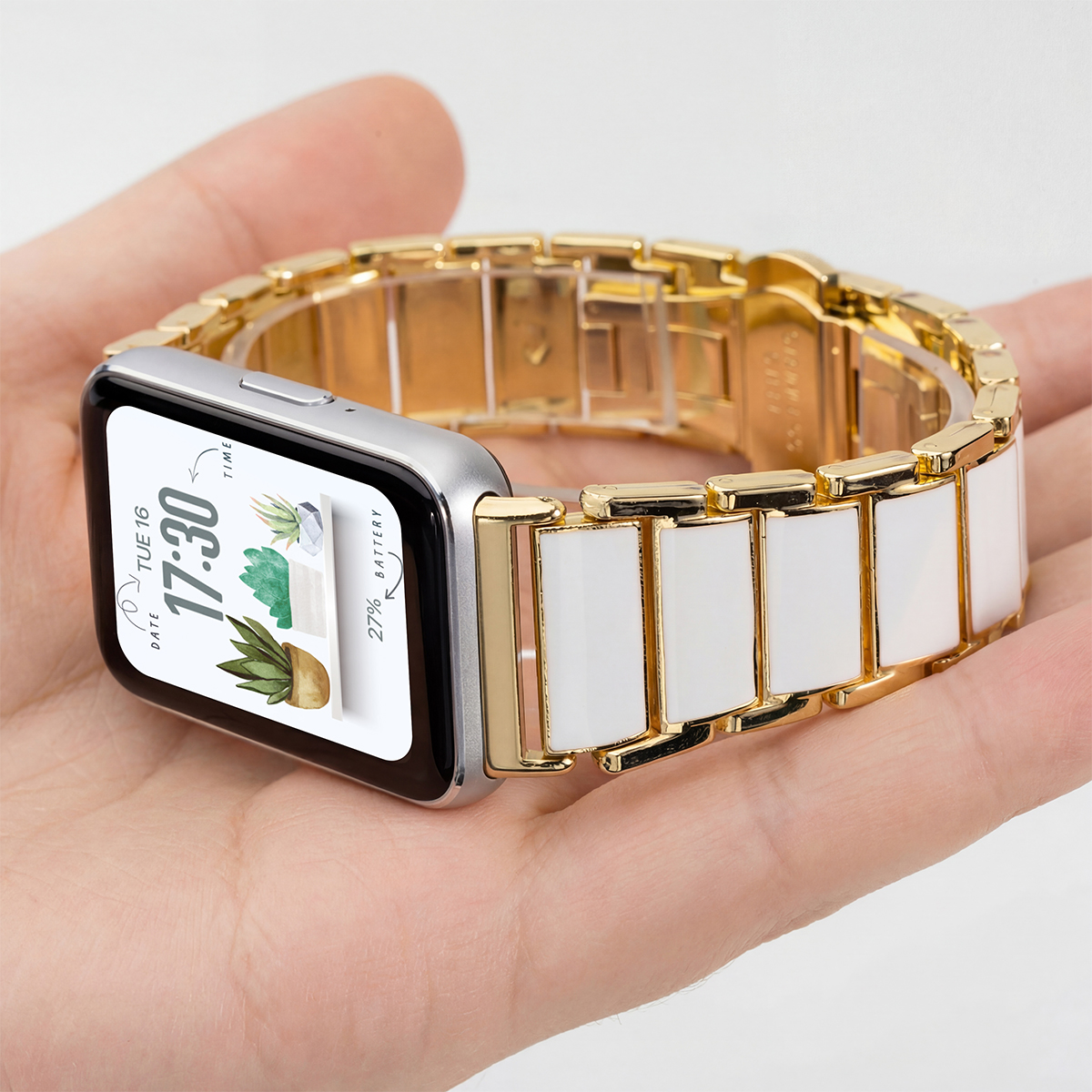 Metal Strap for Samsung Galaxy - Ceramic Link Bracelet recensie en prijs