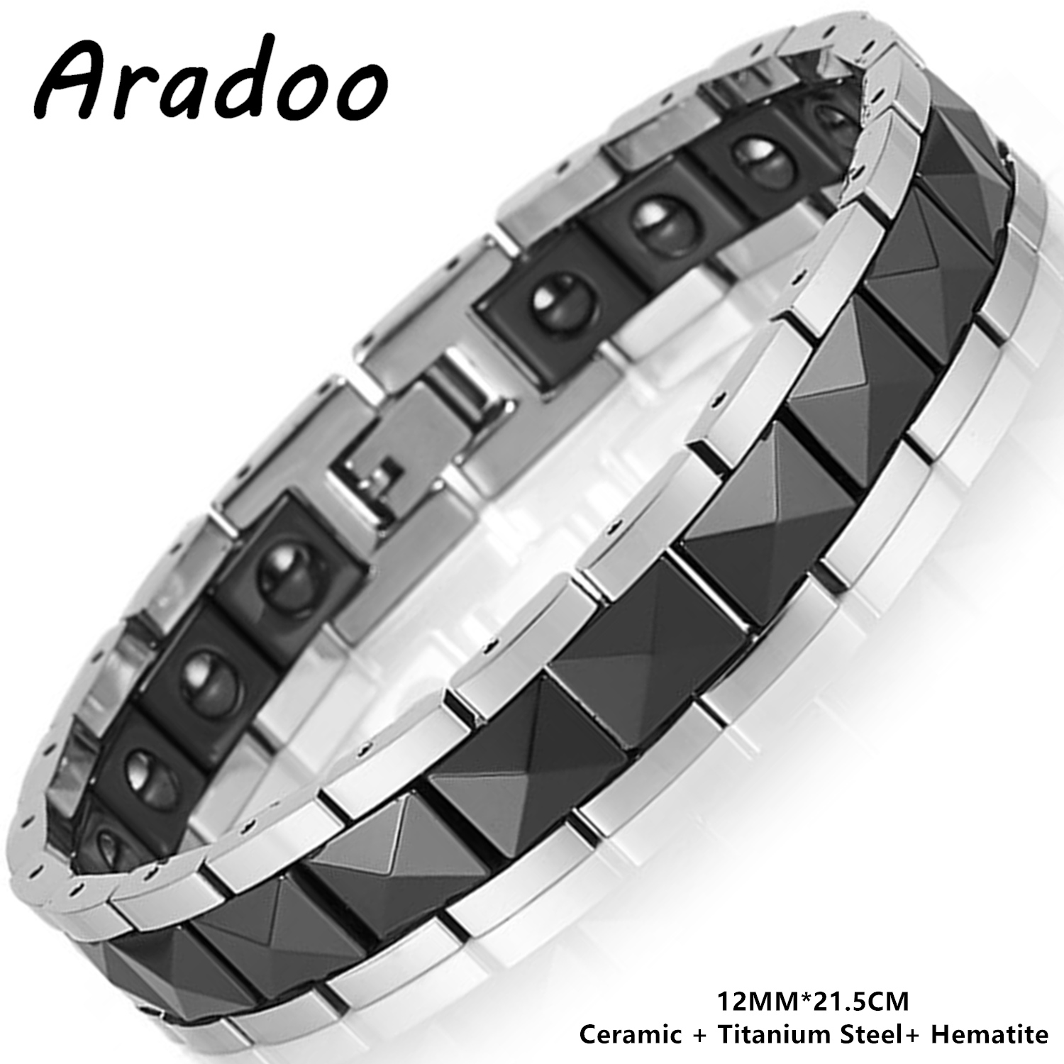 ARADOO Minimalist Pyramid Desi - Ceramic Link Bracelet recensie en prijs