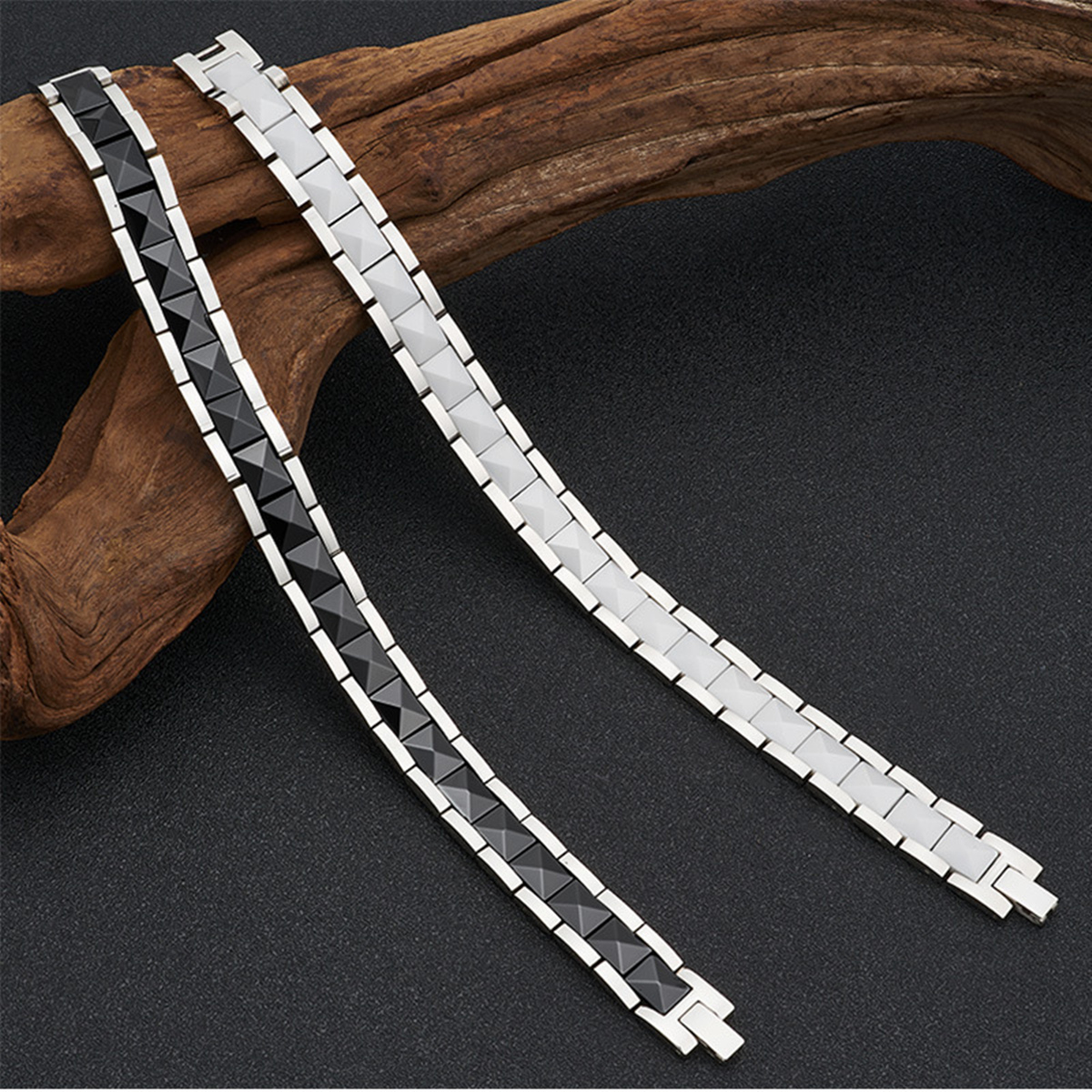 ARADOO Minimalist Pyramid Desi - Ceramic Link Bracelet recensie en prijs