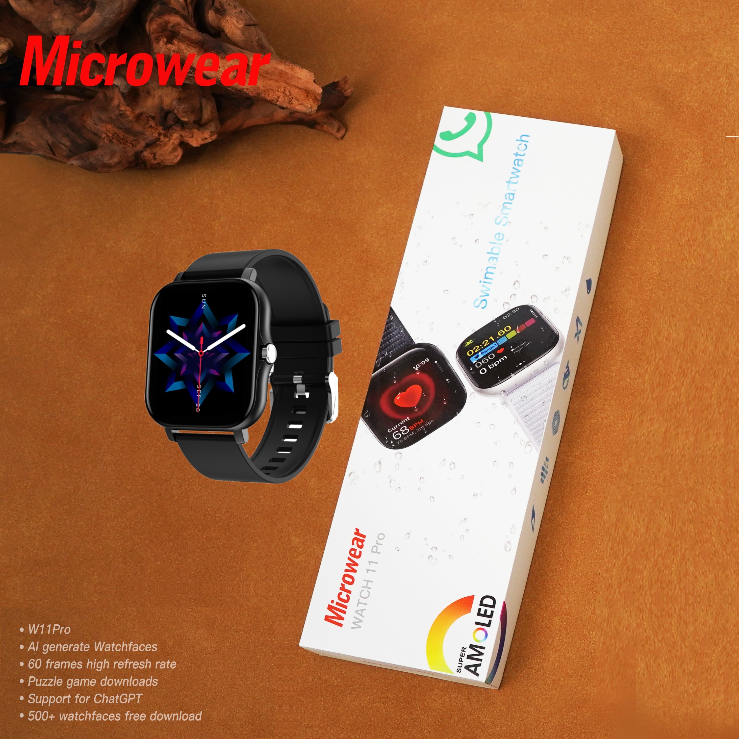 Swiming-proof W11P Smartwtch R - Smartwatch M Active recensie en prijs