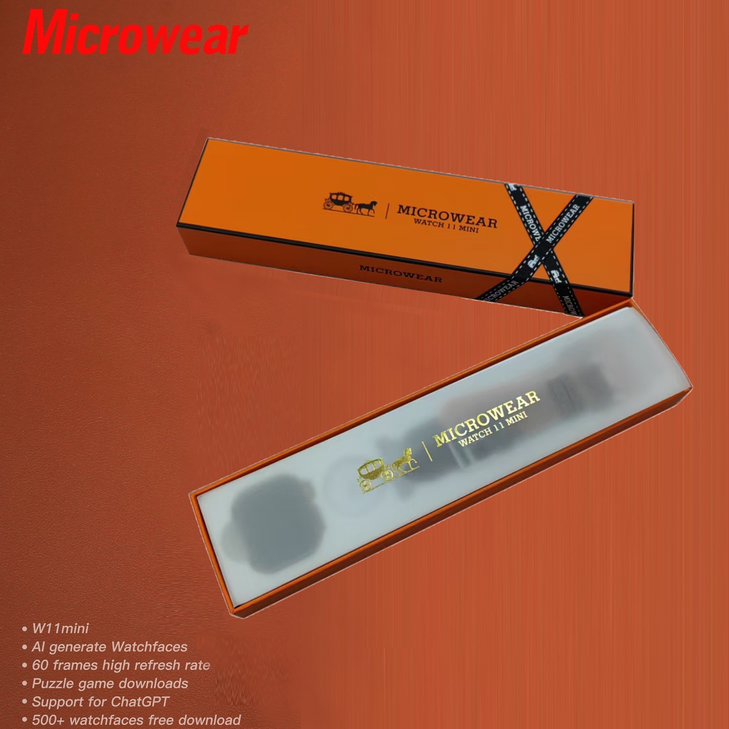 Microwear W11mini Smartwatch R - Smartwatch M Active recensie en prijs