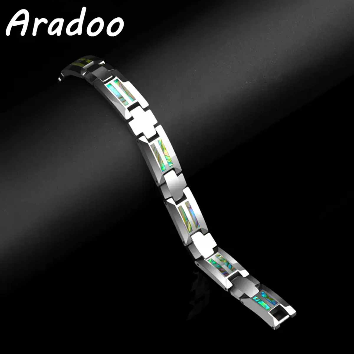 Abalone Shell Tungsten Steel B - Ceramic Link Bracelet recensie en prijs