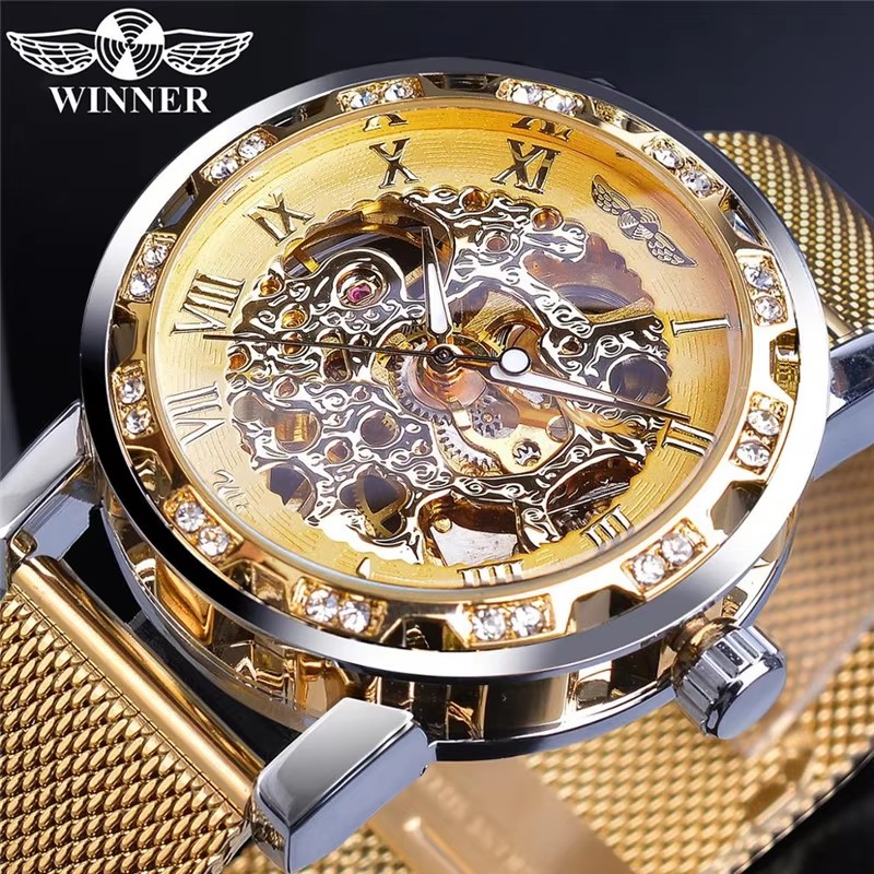 Forsining Men's Skeleton Mecha - Stainless Mesh Band recensie en prijs