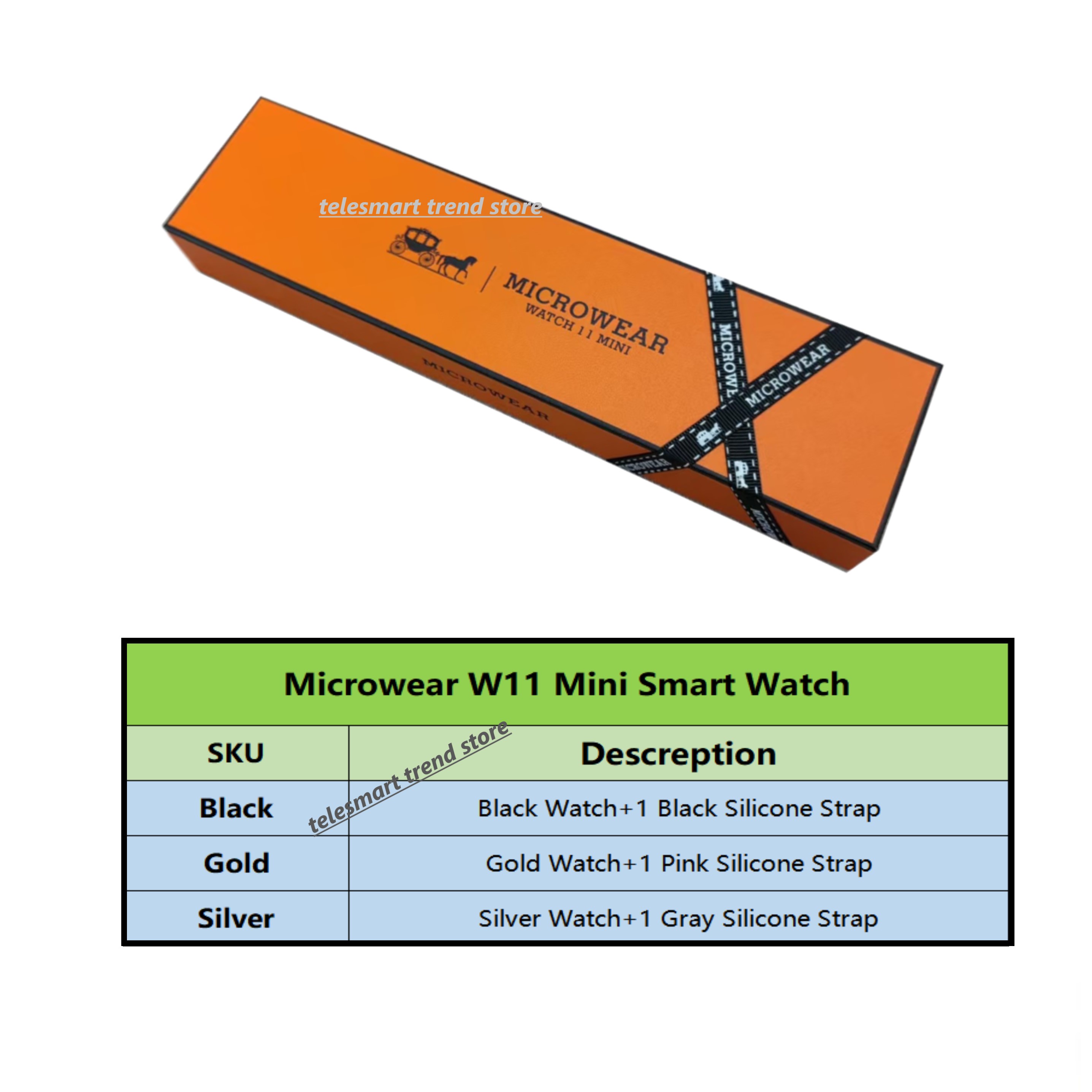 Official W11 Mini Smart Watch  - Smartwatch M Active recensie en prijs