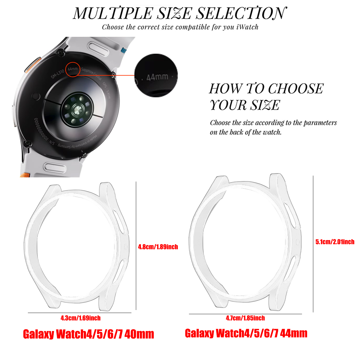 Case for Samsung Galaxy Watch  - Accessories For Galaxy Watch 5 recensie en prijs